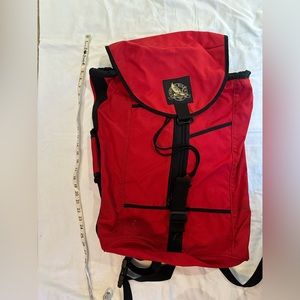 Vintage Eddie Bauer backpack. Large with rain flap. EUC